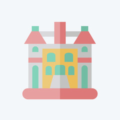 Icon Hanoi. related to Capital symbol. flat style. simple design editable. simple illustration