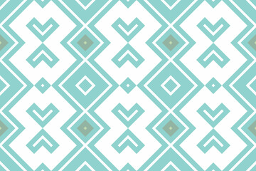 Ikat Fabric Paisley Embroidery Background. Ikat Damask Geometric Ethnic Oriental Pattern traditional.aztec Style Abstract Vector illustration.design for Texture,fabric,clothing,wrapping,sarong.