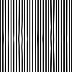 Black and White lines similar to a bar code in a repeating pattern of stripes - obrazy, fototapety, plakaty