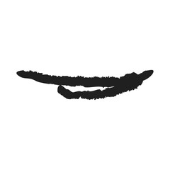 A strikethrough underlines. Brush stroke markers collection. Vector illustration of crossed scribble lines isolated on white background. swirls and scribbled shapes, arrows, squiggles.