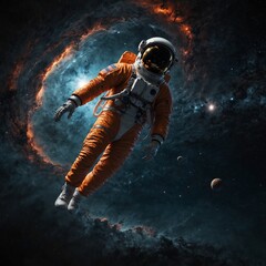 astronaut in space