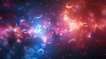 Fototapeta premium Abstract background modern and futuristic full color
