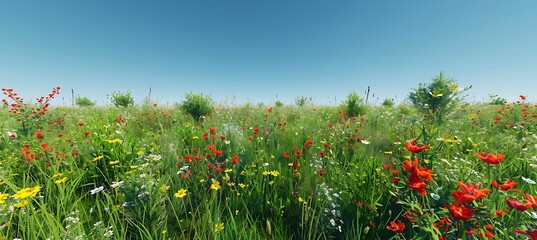 Tranquil Haven: Embracing the Untouched Meadow