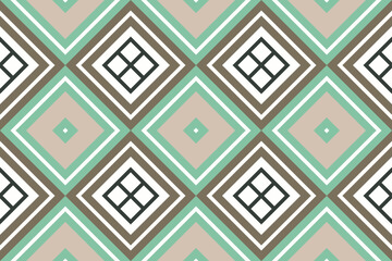 Ikat Fabric Paisley Embroidery Background. Ikat Damask Geometric Ethnic Oriental Pattern traditional.aztec Style Abstract Vector illustration.design for Texture,fabric,clothing,wrapping,sarong.