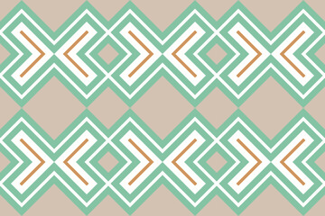 Ikat Fabric Paisley Embroidery Background. Ikat Damask Geometric Ethnic Oriental Pattern traditional.aztec Style Abstract Vector illustration.design for Texture,fabric,clothing,wrapping,sarong.
