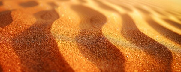 Abstract close-up of desert sand dunes with minimalist aesthetic.