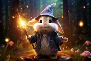wizard bunny, Generative AI