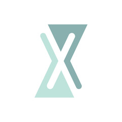 Obraz premium Monogram X. Design vector X logo. Monogram initial letter mark X logo design. Monogram design vector logo. Monogram initial letter mark X logo design. Simple X monogram. Monogram X design logo