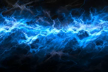 Gordijnen background with lightning © Artificial images