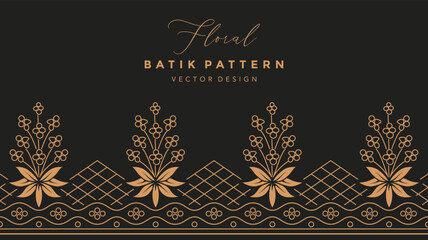 floral frame border vintage Vector ornament invitation greeting card template