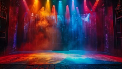 "Theater Stage Light Background - Opera Performance"