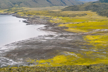 Andean landscapes, hills for agriculture.