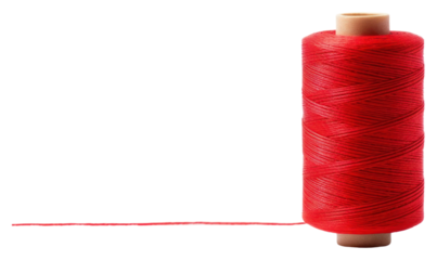 PNG  Red thread red white background material