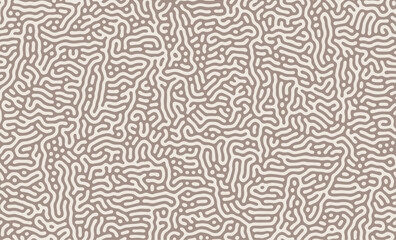 Fototapeta premium White and Brown Abstract Turing Pattern Background