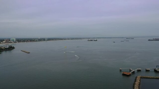Long Beach California Aerial View