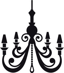 chandelier, lamp, chandle, vector, symbol, icon, illustration, sign, tower, cross, silhouette, religion, design, set, radio, black, tattoo