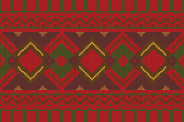 Ikat Paisley Pattern Embroidery Background. Ikat Floral Geometric Ethnic Oriental Pattern Traditional. Ikat Aztec Style Abstract Design for Print Texture,fabric,saree,sari,carpet.