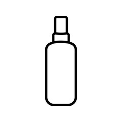 Bottle perfume line icon
