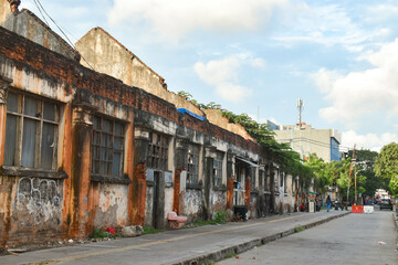 old buildings that are relics of the colonial period