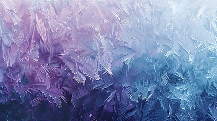 Abstract icy textures and sparkling frost, symbolizing the freshness and crispness of a new start. - obrazy, fototapety, plakaty