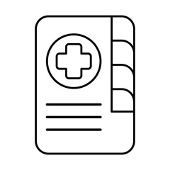 medical record hand drawn illustration