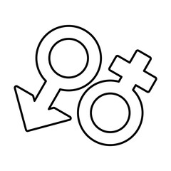 gender hand drawn illustration
