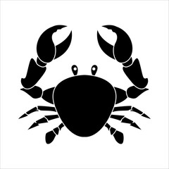 Crab icon vector