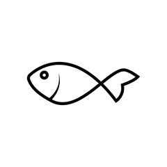 fish icon outline