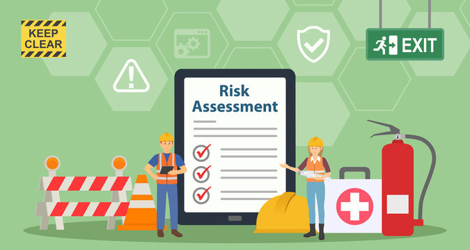 Occupational Risk Assessment Background. Occupational Safety and Health Concept