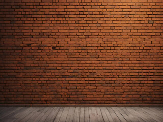 Old orange brick wall for a vintage style background.