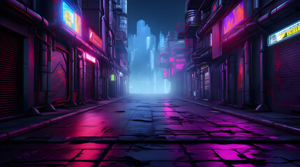 Cyberpunk Wallpaper Images ,Neon City at night 