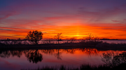 Red Assateague Sunset