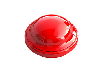 red button isolated on white background