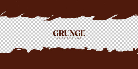 brush messy ink rough halftone abstract chocolate color background with brushstroke and halftone style.