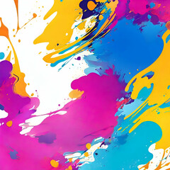 colorful blots and stains decorative abstract background in trendy flat style