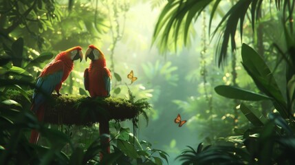 Surreal Jungle Animation with Conservation Message
