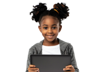 Young Girl with Digital Tablet