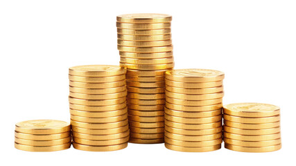 PNG Golden coins stacks gold backgrounds money
