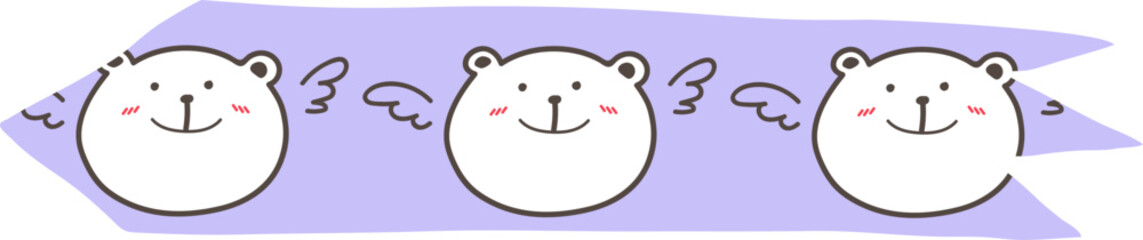 Cute animal washi tape.