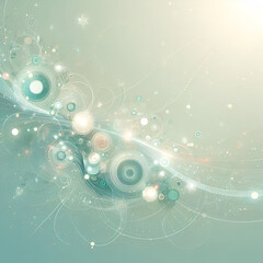 Obraz premium Royal cyan mint liquid marble watercolor background with white lines and brush stains teal turquoise. 