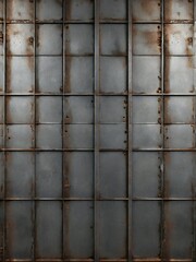 grunge metal plate background that exudes toughness. generative ai