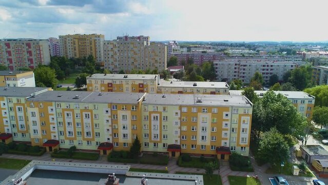 Panorama Apartments Lomza Bloki Krajobraz Aerial View Poland