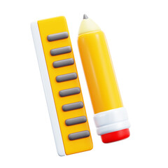 3D Stationery Icon - 785883387