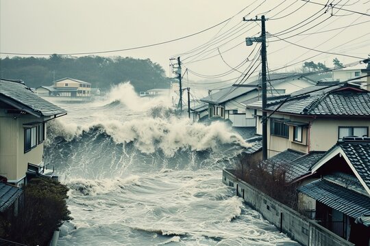津波と地震の被害