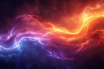 Blue and red galaxy color background 