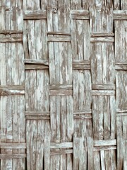texture of a wall from bamboo