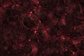 Blood vessels,  Seamless pattern,  Blood vessels,   rendering - obrazy, fototapety, plakaty