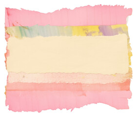 PNG  Pink rainbow ripped paper furniture dessert cream