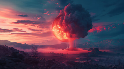 Nuclear bomb wallpaper the power of destruction and its impact on the world