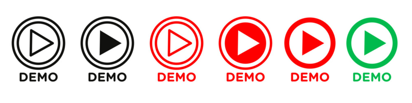 Online Course Preview with Educational Video Class Icon